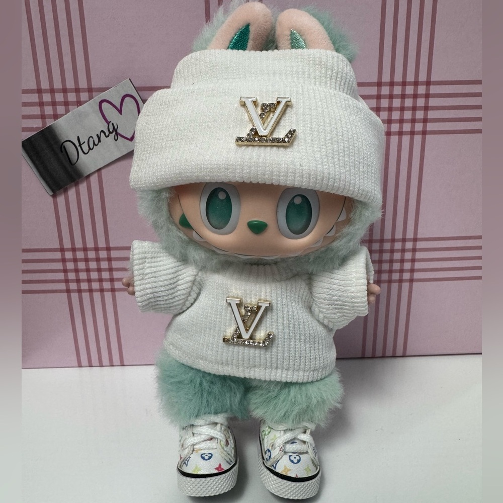 Labubu white outfit